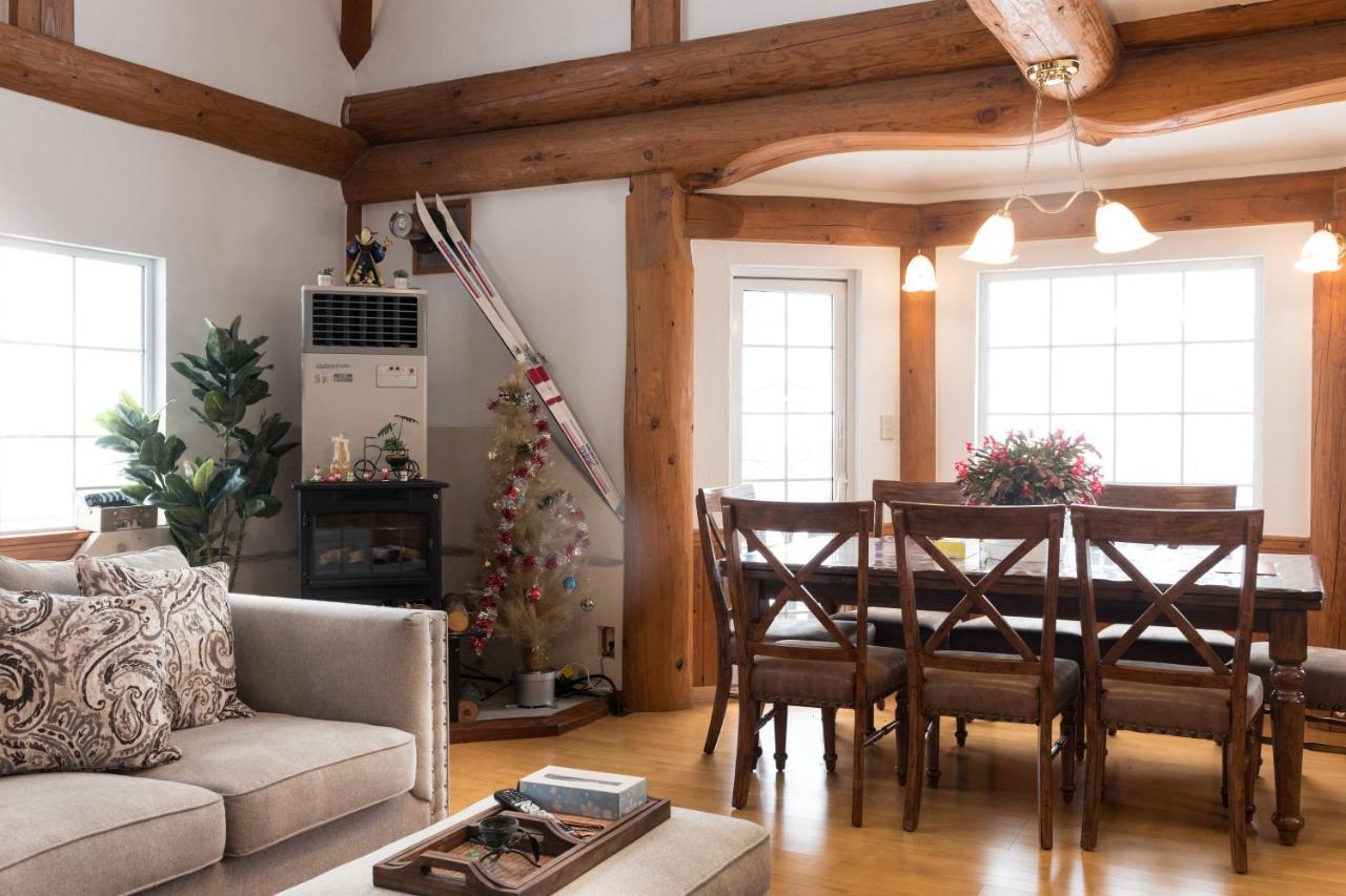 Sapporo Luxury Log House 5Brm Max 18Ppl 4 Free Parking 빌라 외부 사진